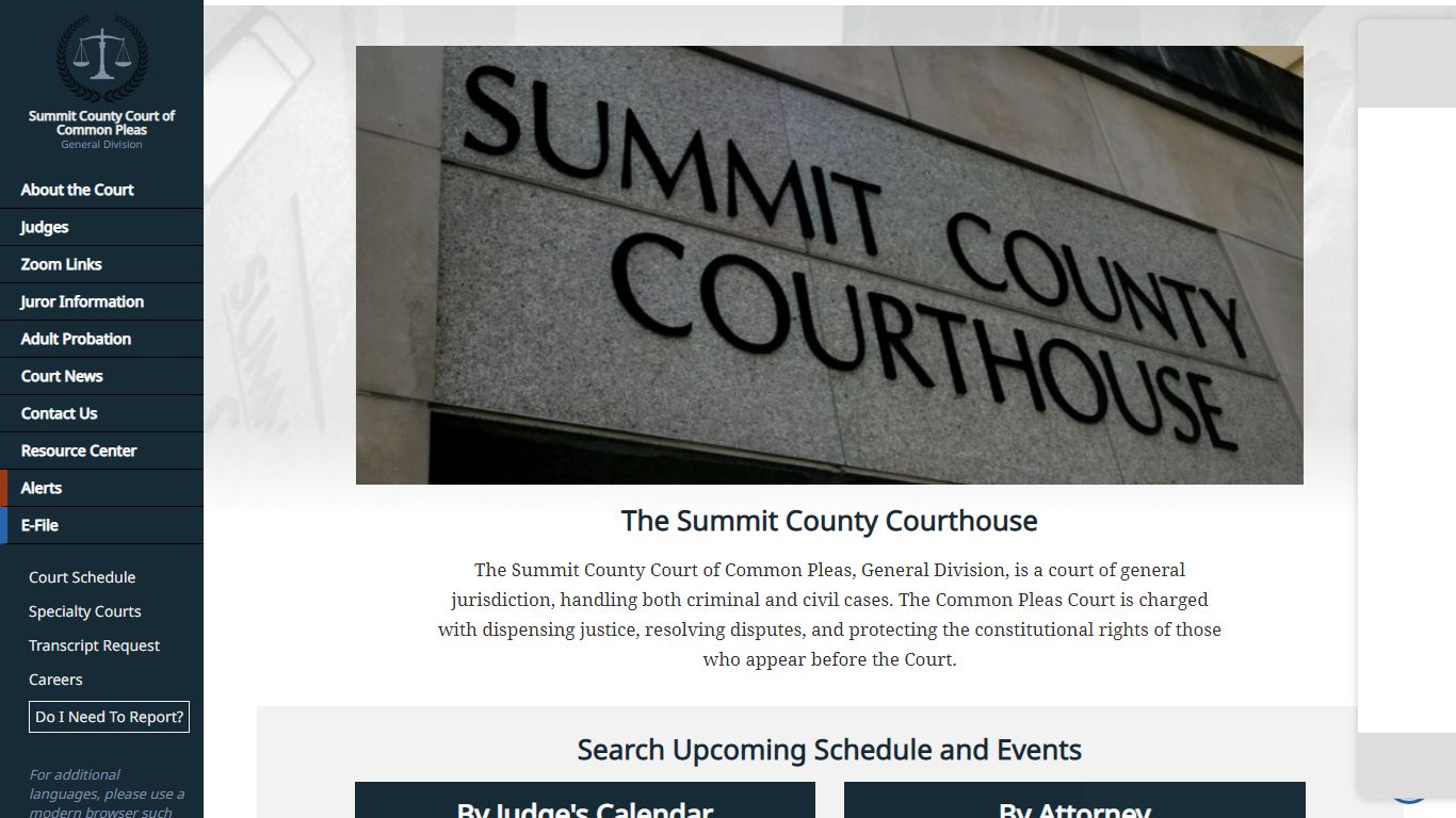 Summit County Court of Common Pleas